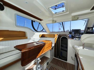 Salon of Dugi II, a SAS - Vektor Vektor 950 motorboat at Grad Biograd na Moru, Croatia
