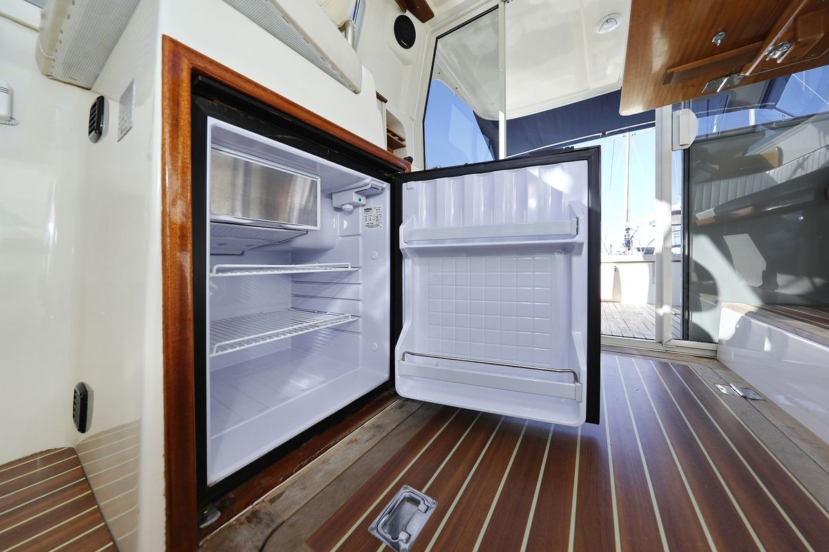 Galley of Dugi II, a SAS - Vektor Vektor 950 motorboat at Grad Biograd na Moru, Croatia