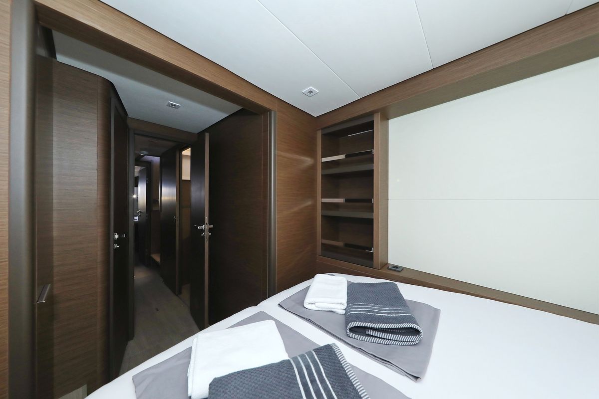 Cabin on Celeste Del Mar, a Lagoon 50 catamaran at Općina Sukošan, Croatia