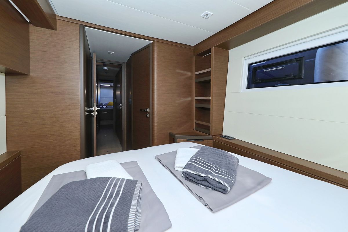 Cabin on Celeste Del Mar, a Lagoon 50 catamaran at Općina Sukošan, Croatia