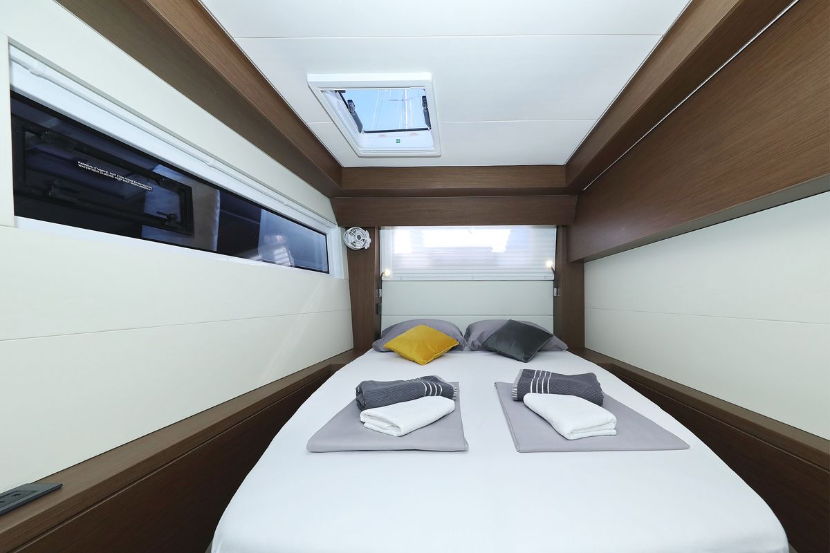 Cabin on Celeste Del Mar, a Lagoon 50 catamaran at Općina Sukošan, Croatia