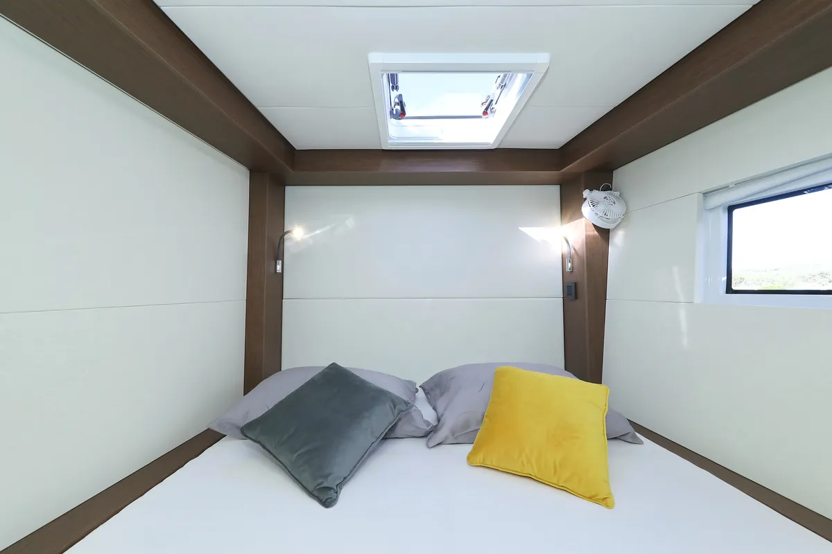 Cabin on Celeste Del Mar, a Lagoon 50 catamaran at Općina Sukošan, Croatia