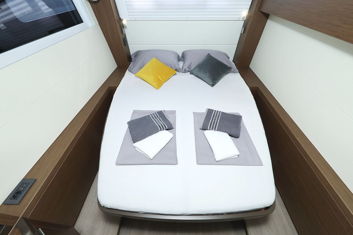 Cabin on Celeste Del Mar, a Lagoon 50 catamaran at Općina Sukošan, Croatia