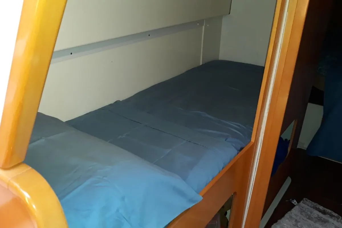 Cabin on Zenith, a Fountaine Pajot Salina 48 catamaran at San Blas, Corazon de Jesus, Panama