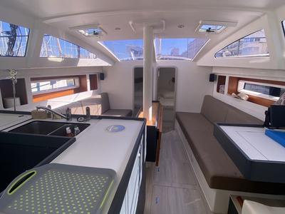 Galley of Neree, a RM Yachts RM 1270 sailboat at Marseille, France