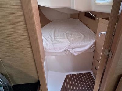 Cabin on Edelweiss, a Hanse Yachts Hanse 458 sailboat at Municipal Unit of Lefkada, Greece