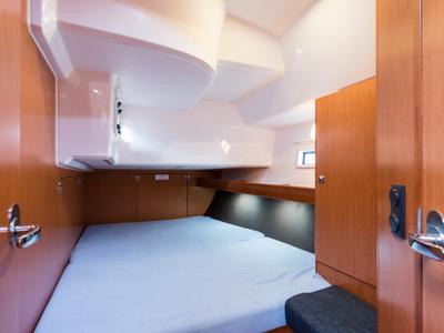 Cabin on Morning Star, a Bavaria Cruiser 46 sailboat at Municipal Unit of Nea Peramos, Greece