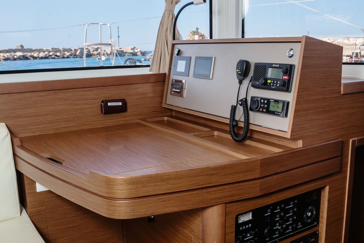 Brivido - Premium line , a Lagoon 42 catamaran at Capo d'Orlando, Italy