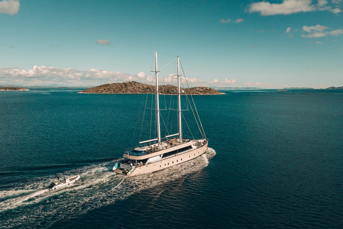 Exterior view of Maxita, a Gulet Motoryacht yacht at Split, Croatia