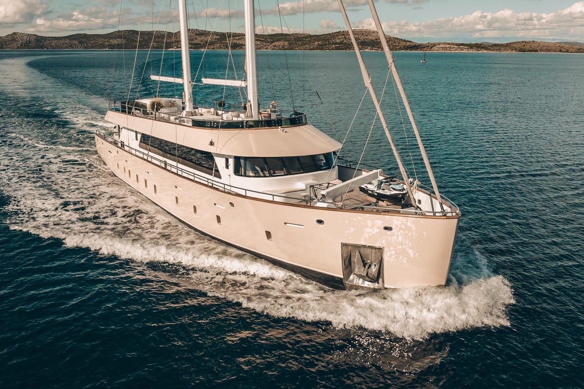 Exterior view of Maxita, a Gulet Motoryacht yacht at Split, Croatia