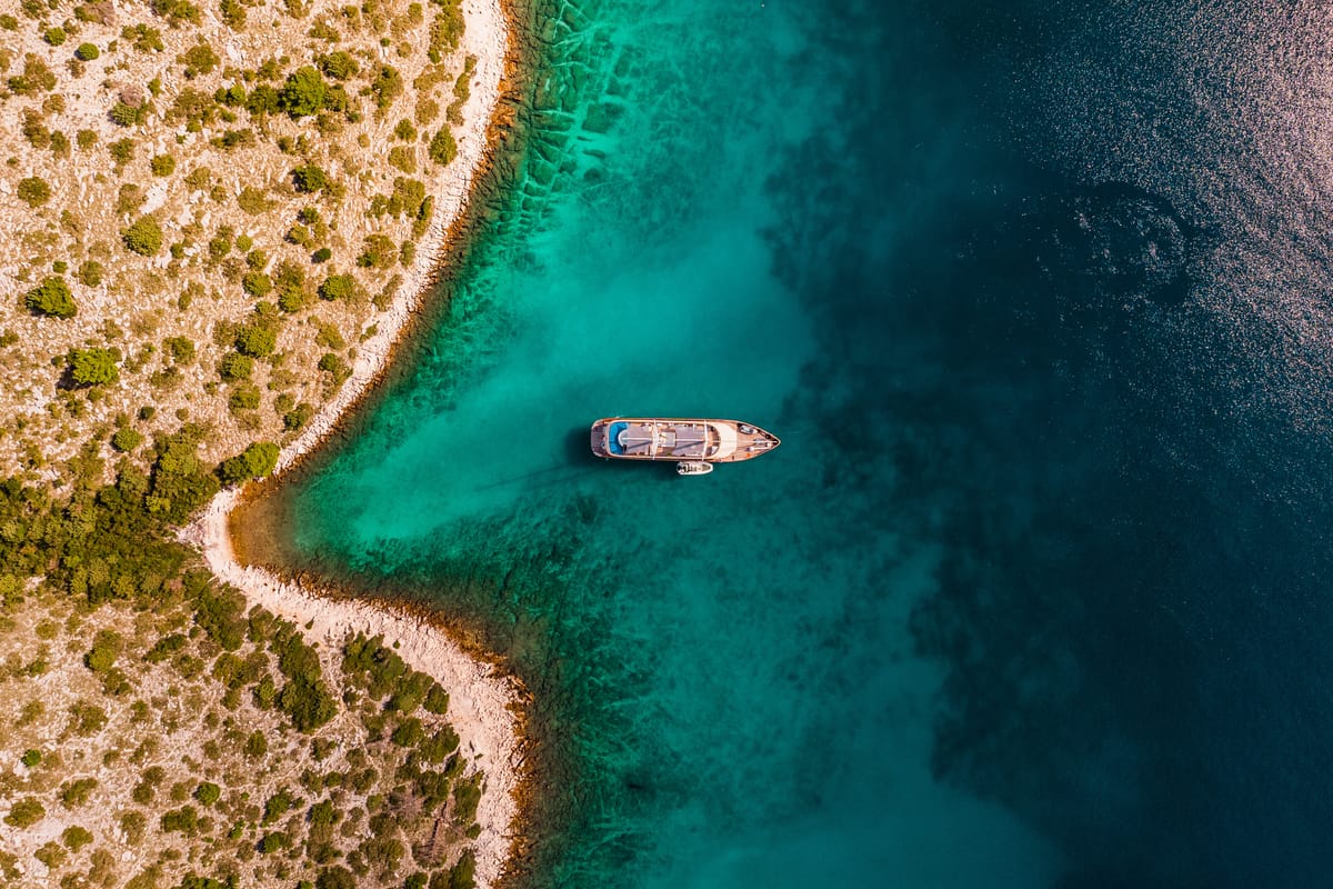 Exterior view of Maxita, a Gulet Motoryacht yacht at Split, Croatia