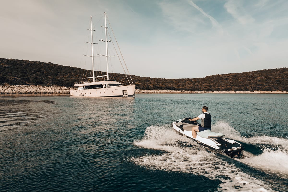 Exterior view of Maxita, a Gulet Motoryacht yacht at Split, Croatia