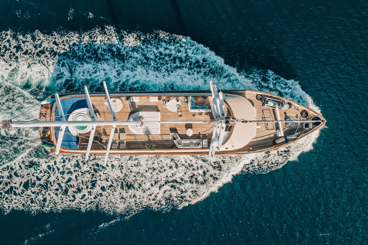 Exterior view of Maxita, a Gulet Motoryacht yacht at Split, Croatia