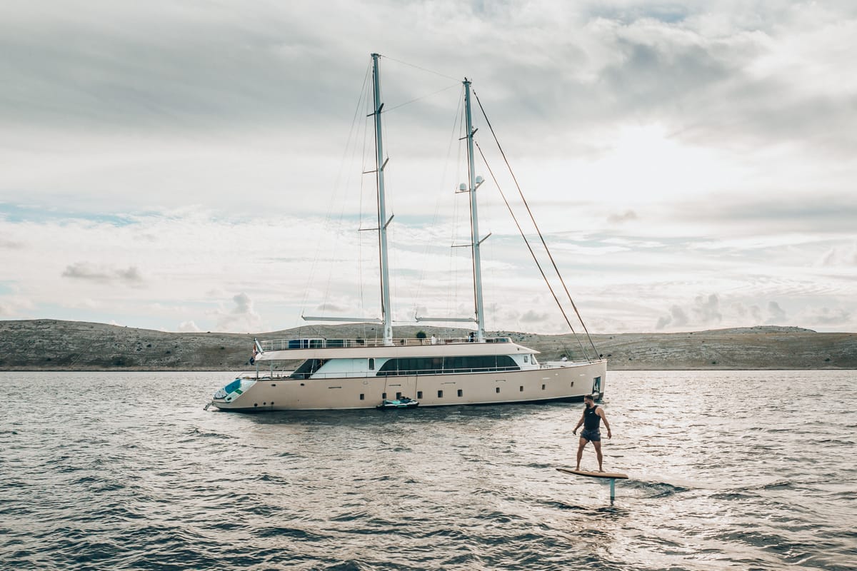 Exterior view of Maxita, a Gulet Motoryacht yacht at Split, Croatia