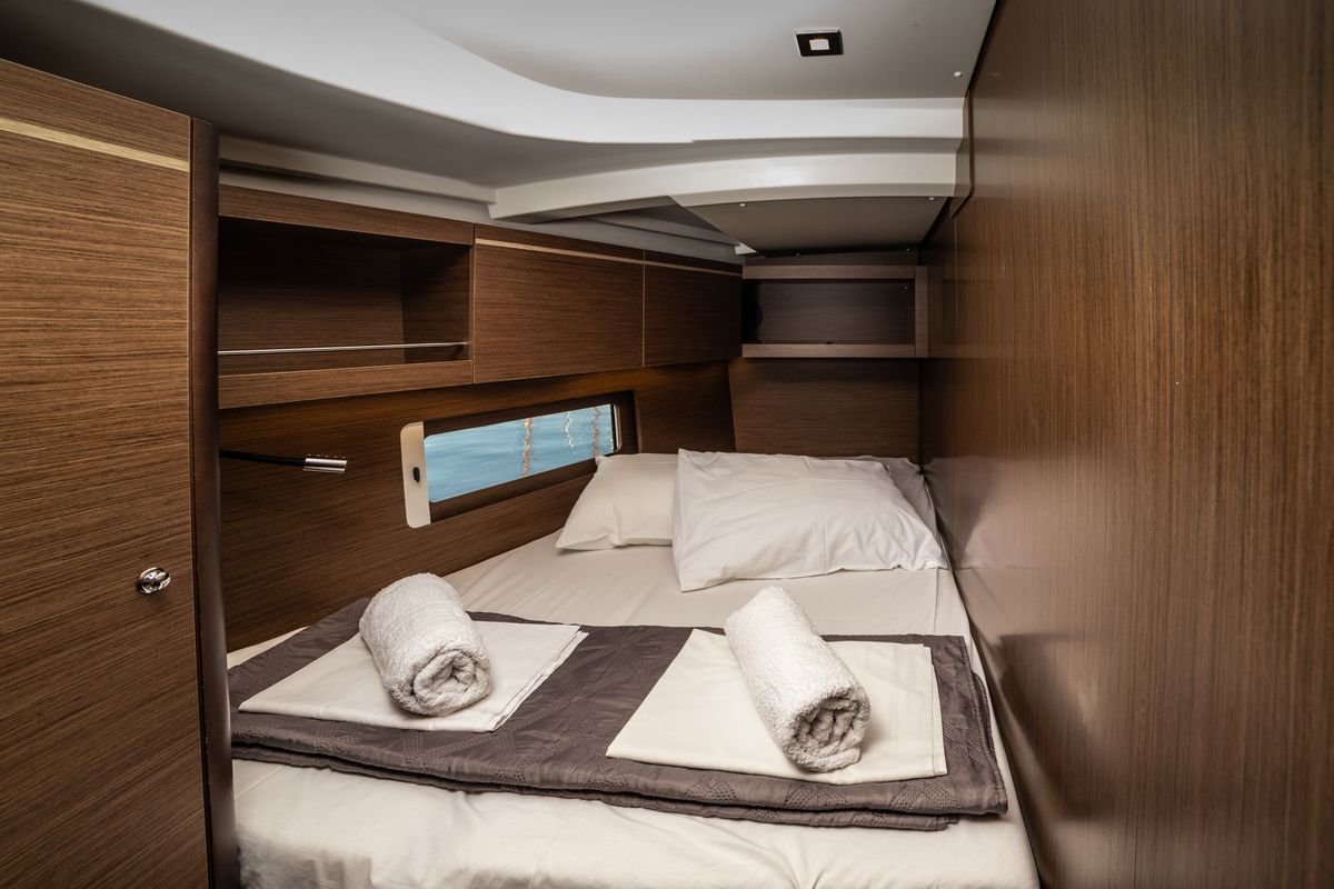 Cabin on Mary Too, a Beneteau Oceanis 46.1 sailboat at Athens, Greece