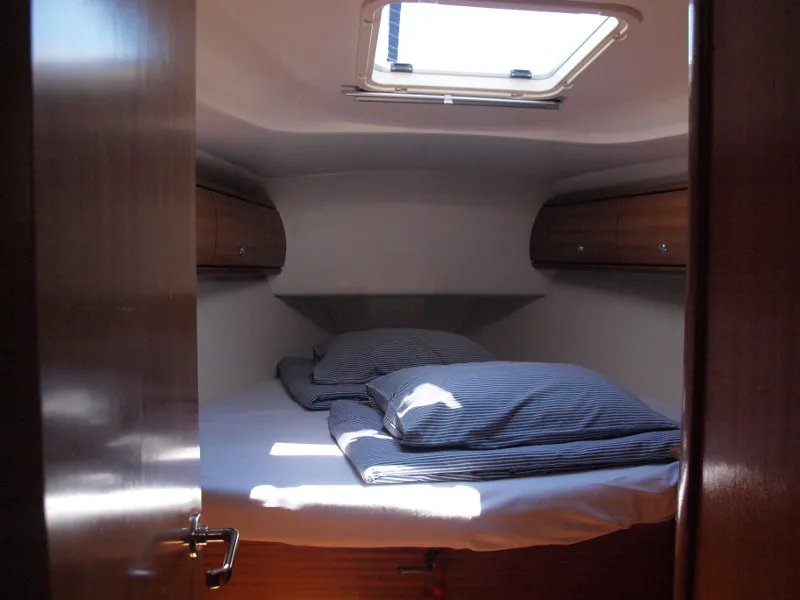 Cabin on SeaGull, a Bavaria 44 sailboat at Primošten, Croatia