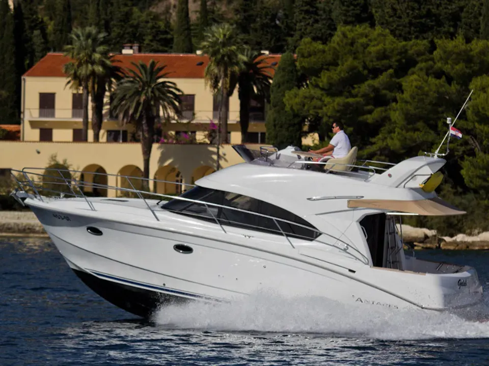 Exterior view of Galeb, a Beneteau Antares 36 yacht at Grad Novalja, Croatia