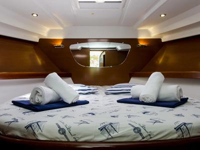 Cabin on Galeb, a Beneteau Antares 36 yacht at Grad Novalja, Croatia