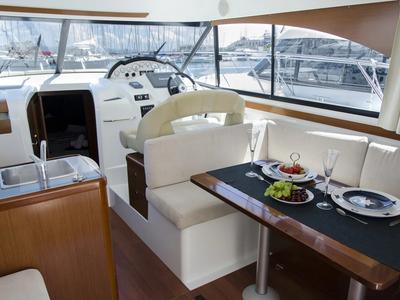 Salon of Galeb, a Beneteau Antares 36 yacht at Grad Novalja, Croatia