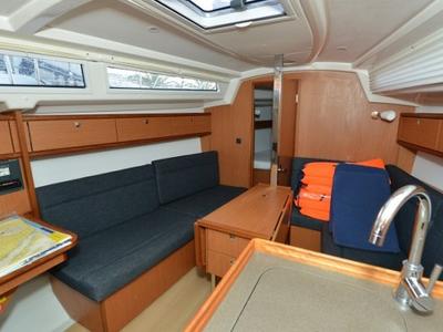 Salon of Ami, a Bavaria Cruiser 33 sailboat at Pirovac, Croatia
