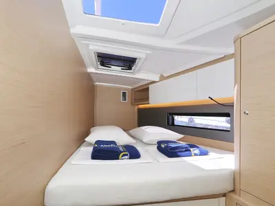 Cabin on Scooby Doo, a Dufour 44 sailboat at Grad Pula, Croatia