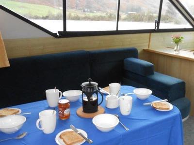 Salon of Royal Star WHS - Budget 1, a Cygnet Royal Star WHS motorboat at Laggan, United Kingdom