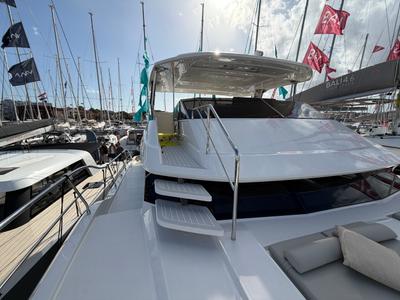 Deck of Infinity I, a Aquila Yachts Aquila 50 Yacht catamaran at Pirovac, Croatia
