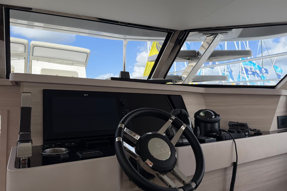 Head on Infinity I, a Aquila Yachts Aquila 50 Yacht catamaran at Pirovac, Croatia