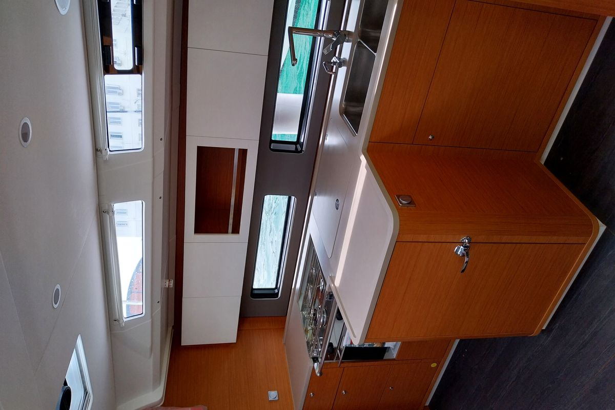 Galley of Panagiotis, a Dufour 41 sailboat at Volos Municipality, Greece