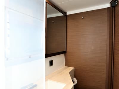 Galley of Lady Point, a Lagoon 46 catamaran at Split, Croatia