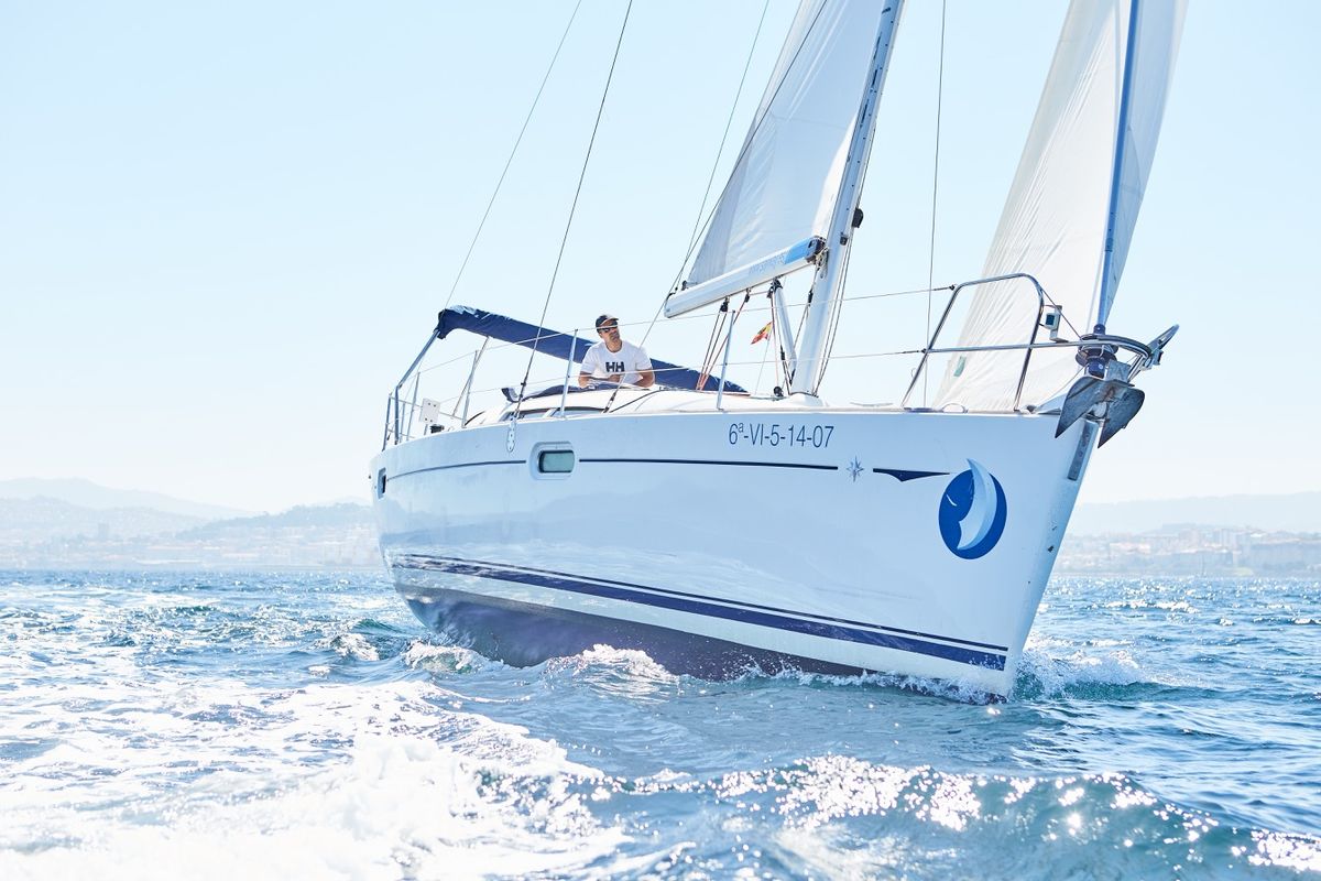 Exterior view of BBCAP, a Jeanneau Sun Odyssey 39i sailboat at Vigo, Spain
