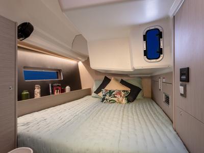 Cabin on Moorings 42.3 Club, a Beneteau Oceanis 40.1 sailboat at English Harbour, Antigua and Barbuda