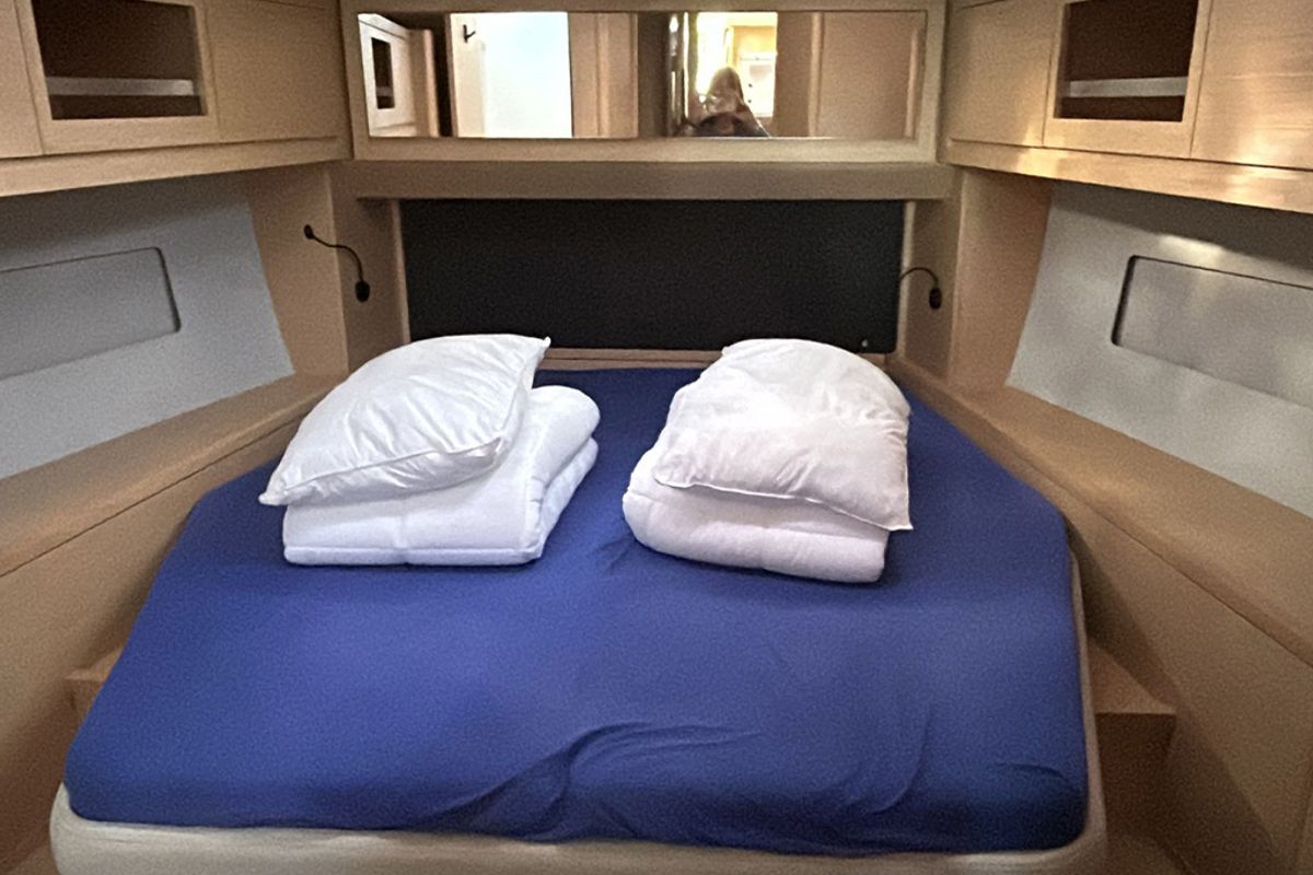 Cabin on AN, a Dufour 470 sailboat at es Jonquet, Spain