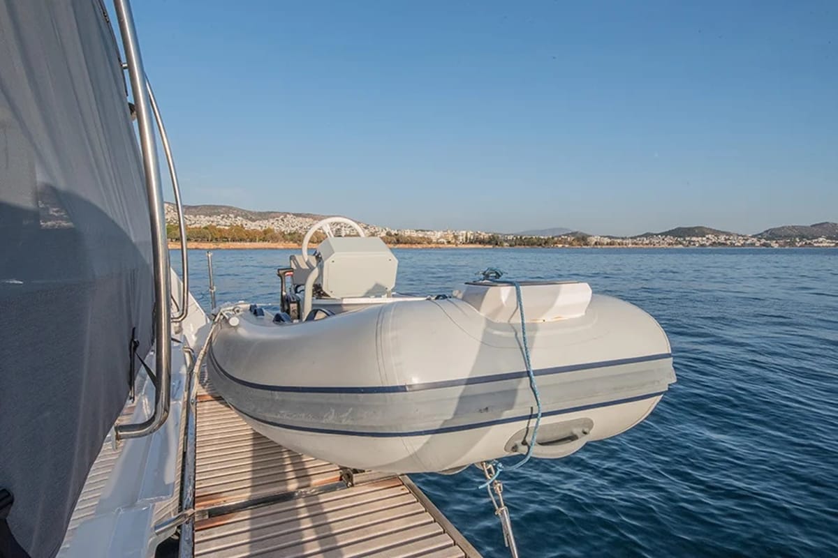 Nou Nou 1, a Fountaine Pajot Astréa 42 catamaran at Lavreotiki Municipal Unit, Greece
