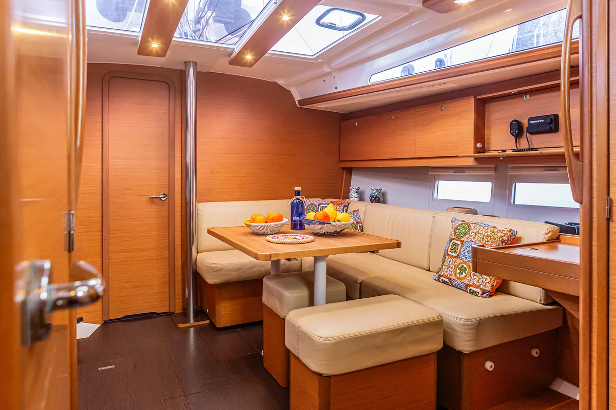 Sympathy Planet, a Dufour 390 GL sailboat at Palermo, Italy