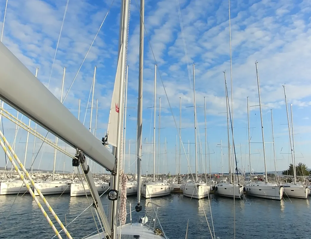 Alegria, a Bavaria Cruiser 37 sailboat at Općina Sukošan, Croatia