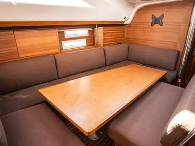 Salon of Vikki, a Elan Impression 45.1 sailboat at Pirovac, Croatia