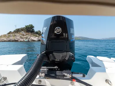 Marlin, a Marlin 790 Dynamic motorboat at Grad Trogir, Croatia