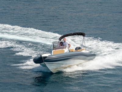 Marlin, a Marlin 790 Dynamic motorboat at Grad Trogir, Croatia
