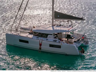 Araponga, a Lagoon 40 catamaran at Marina d'Empuriabrava