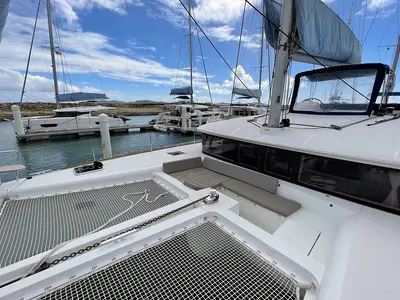 Island Queen, a Lagoon 450 F catamaran at Seget Donji, Croatia