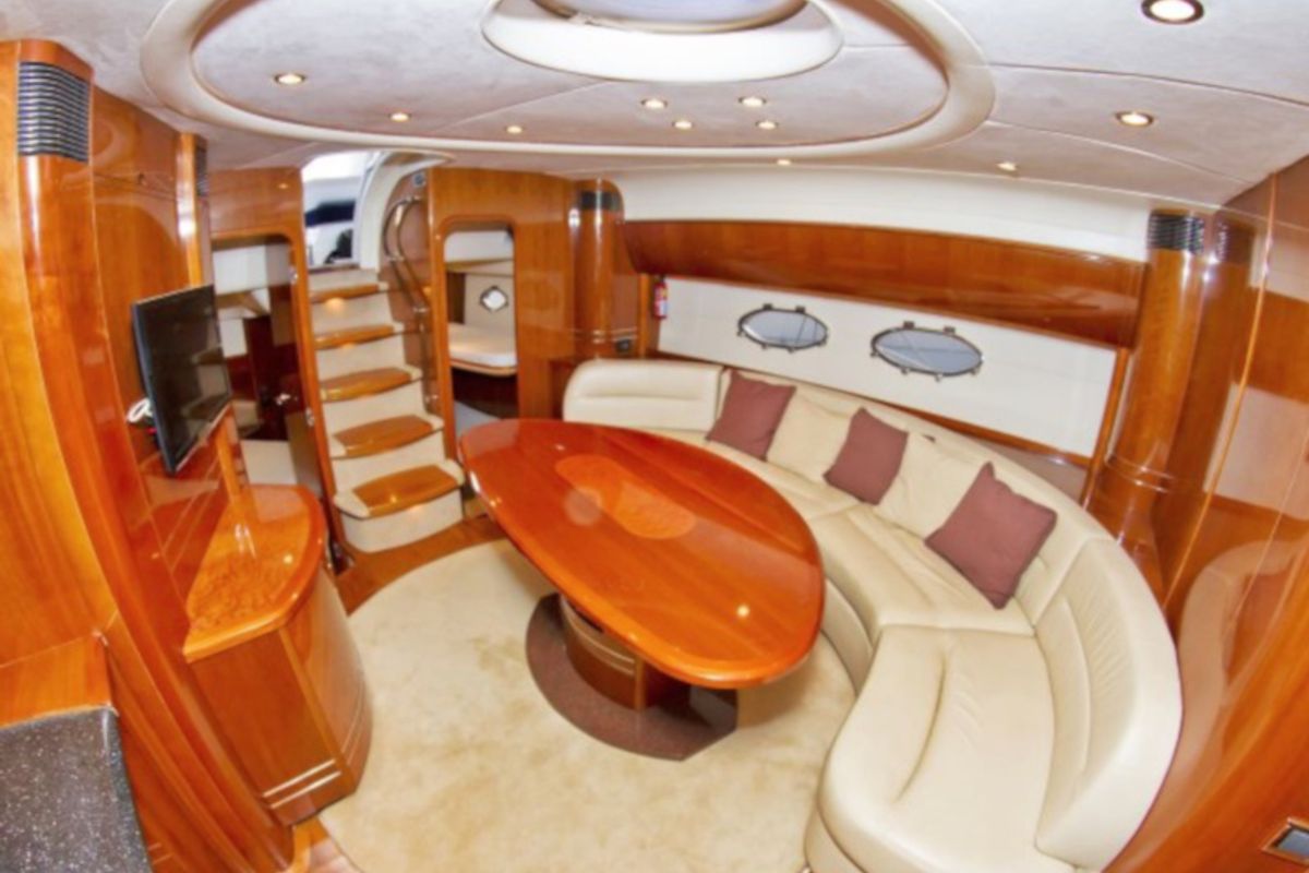 Salon of Cool, a Princess Yachts Princess V 58 motorboat at Primošten, Croatia