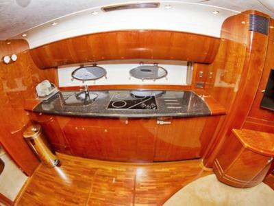Galley of Cool, a Princess Yachts Princess V 58 motorboat at Primošten, Croatia