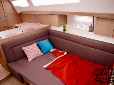 Galley of Dos Bandidos, a Elan Impression 40 sailboat at Zadar, Croatia