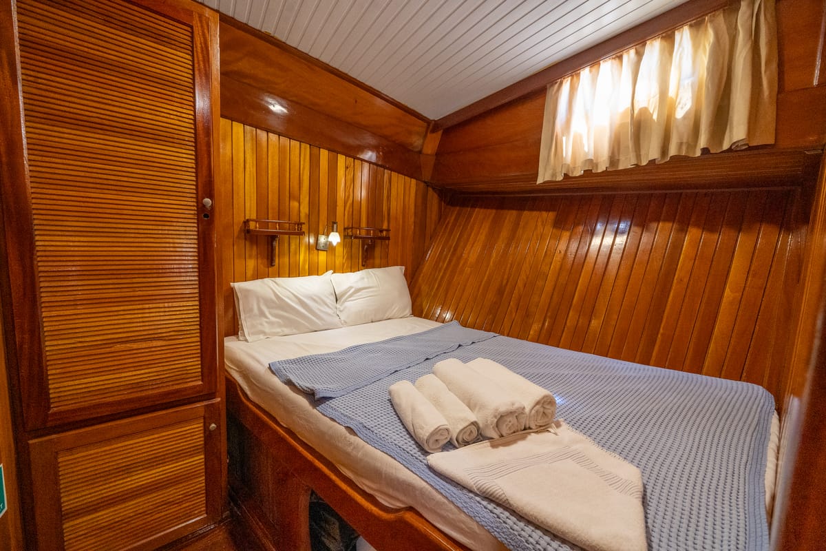 Cabin on Classic, a Gulet Gulet gulet at Corfu, Greece