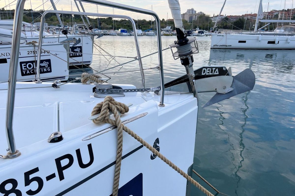 Christine, a Beneteau Oceanis 40.1 sailboat at Grad Pula, Croatia