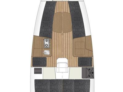 Floor plan of Jff One, a Jeanneau Sun Fast 3300 sailboat at Heiligenhafen, Germany