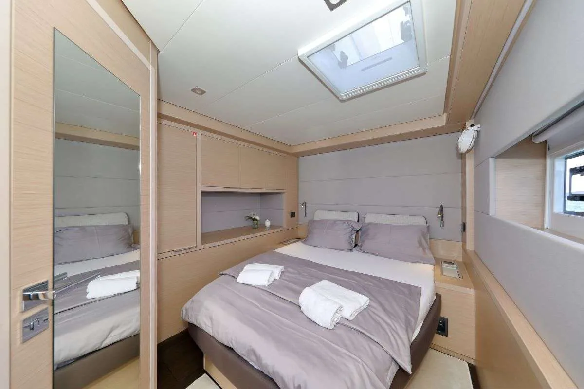 Cabin on Champagne Please, a Lagoon 55 catamaran at Grad Kaštela, Croatia