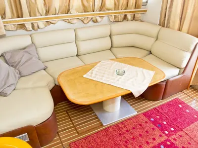 Salon of Antares II, a Princess Yachts Princess 470 motorboat at Primošten, Croatia