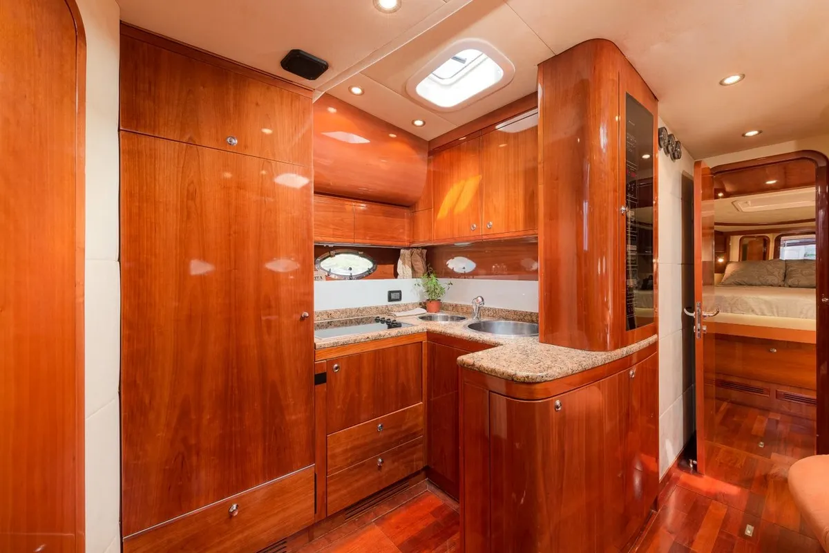 Galley of Lady Tania, a Dalla Pieta Yachts Dalla Pieta 48 yacht at Split, Croatia